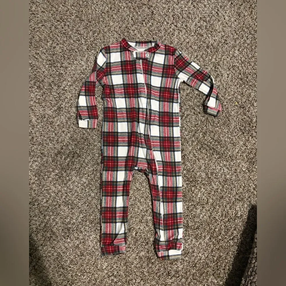 Stewart Plaid Organic Cotton Baby Pajama – 12–18 Months